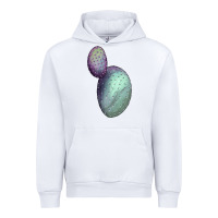 White Opunthia Santa Rita Cactus Urban Hoodie - LillyAllenDesigns