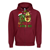 Burgundy feliz navocado avocado Zipper Hoodie - JahusDesignShop