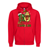 Red feliz navocado avocado Zipper Hoodie - JahusDesignShop