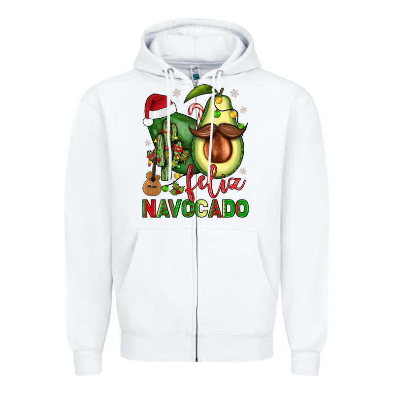Feliz Navocado Avocado Zipper Hoodie by JahusDesignShop | Teevron