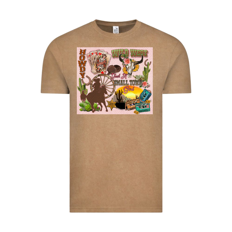 Wild West Western Vintage Tee by Zillion Design Studio | Teevron