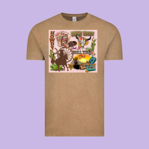 Wild West Western Vintage Tee Designed By Zillion Design Studio