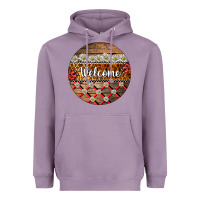Lavender ladybug welcome ornament Heavyweight Hoodie - BarkalooDesign