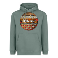 Sage ladybug welcome ornament Heavyweight Hoodie - BarkalooDesign