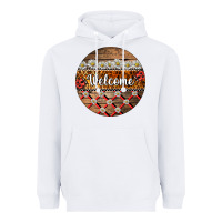 White ladybug welcome ornament Heavyweight Hoodie - BarkalooDesign