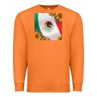 Carrot mexican flag sunflowers and leopard coaster Premium Sweatshirt - Jasminsmagicworld
