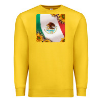 Lemon mexican flag sunflowers and leopard coaster Premium Sweatshirt - Jasminsmagicworld