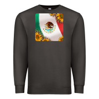 Smoke mexican flag sunflowers and leopard coaster Premium Sweatshirt - Jasminsmagicworld