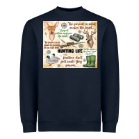 Navy hunting life Heavyweight Sweatshirt - MaliasSmallBusiness