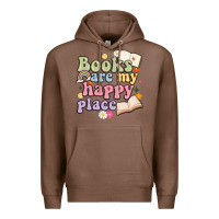 Chestnut books are my happy place Premium Hoodie - MaliasSmallBusiness