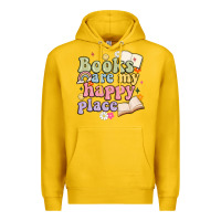 Lemon books are my happy place Premium Hoodie - MaliasSmallBusiness