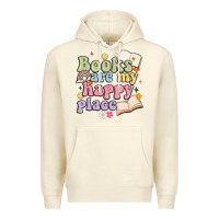 Sandshell books are my happy place Premium Hoodie - MaliasSmallBusiness