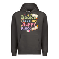 Smoke books are my happy place Premium Hoodie - MaliasSmallBusiness