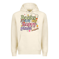 Tofu books are my happy place Premium Hoodie - MaliasSmallBusiness