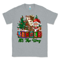Heather Grey jingle all the way Classic Tee - FaDigitalArtStudio