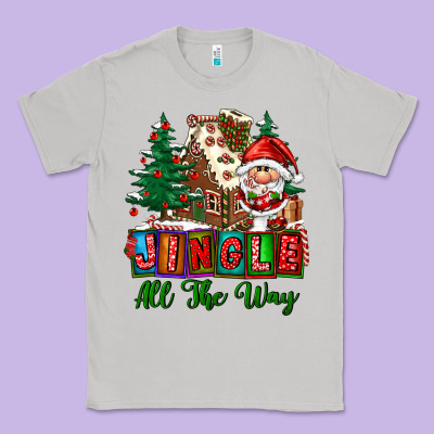 Jingle All The Way Classic Tee Designed By Fadigitalartstudio