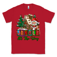 Red jingle all the way Classic Tee - FaDigitalArtStudio