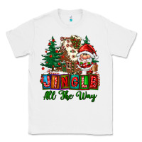 White jingle all the way Classic Tee - FaDigitalArtStudio