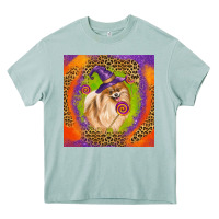 Arona Halloween Pomeranian Dog Heavy Core Tee - LillyAllenDesigns