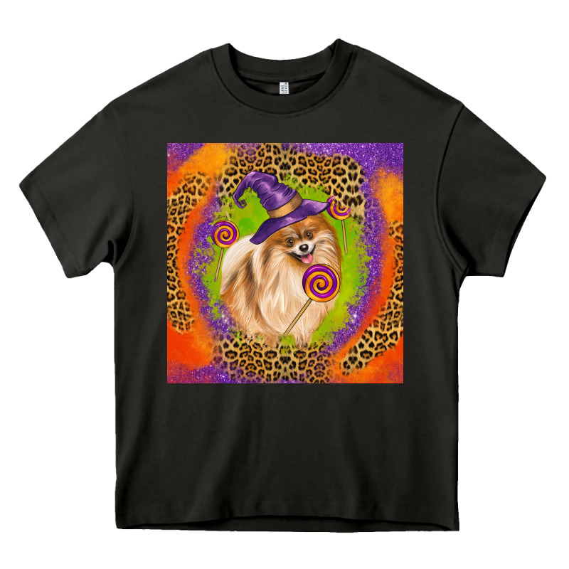 Halloween Pomeranian Dog Heavy Core Tee by LillyAllenDesigns | Teevron