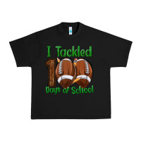 Black i tackled 100 days of school football Urban Heavy Tee - texasbilliewilder