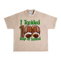 French Oak i tackled 100 days of school football Urban Heavy Tee - texasbilliewilder
