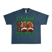 Midnight Navy i tackled 100 days of school football Urban Heavy Tee - texasbilliewilder