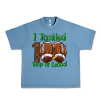 Pebble Blue i tackled 100 days of school football Urban Heavy Tee - texasbilliewilder
