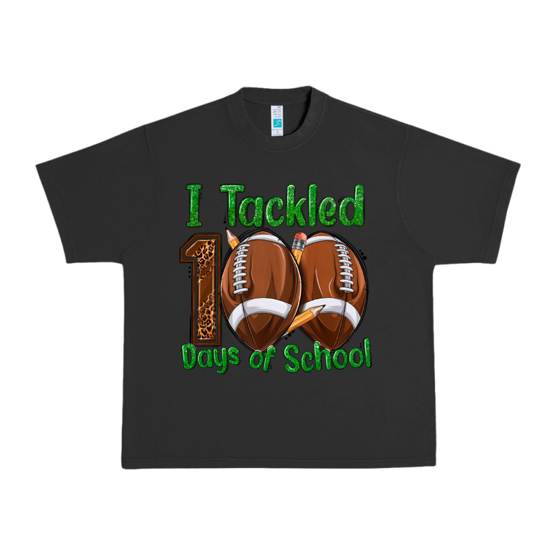 I Tackled 100 Days Of School Football Urban Heavy Tee by texasbilliewilder | Teevron