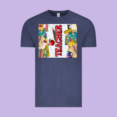 Teacher Vintage Tee Designed By Zillion Design Studio