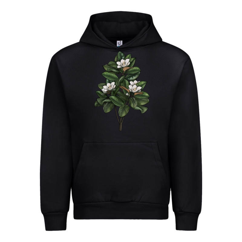 Magnolia Flower Illustrations Urban Hoodie by LillyAllenDesigns | Teevron