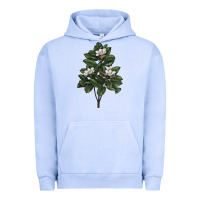 Pigment Grape Ice Magnolia Flower Illustrations Urban Hoodie - LillyAllenDesigns