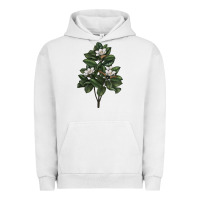 Pigment Lunar Rock Magnolia Flower Illustrations Urban Hoodie - LillyAllenDesigns