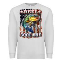 Dove Grey Reel Cool Dad Bass Premium Sweatshirt - LillyAllenDesigns