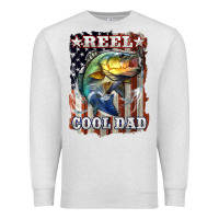 Oatmeal Heather Reel Cool Dad Bass Premium Sweatshirt - LillyAllenDesigns