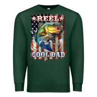 Sports Green Reel Cool Dad Bass Premium Sweatshirt - LillyAllenDesigns