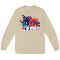 Mushroom Red white rawr 4th of july Long Sleeve Tee - CowGirlArtShop