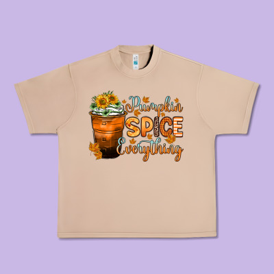 Pumpkin Spice Everything Urban Heavy Tee Designed By Zillion Design Studio