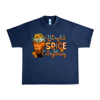 Navy pumpkin spice everything Urban Heavy Tee - Zillion Design Studio