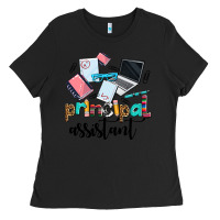 Black principal assistant Ladies Tee - AdoDesignShop