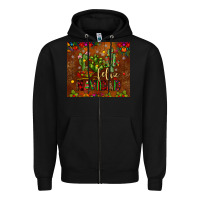 Black feliz navidad cactus Zipper Hoodie - JahusDesignShop