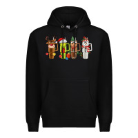 Black obsessive cup disorder christmas Premium Hoodie - MaliasSmallBusiness