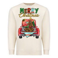 Sandshell merry christmas truck Premium Sweatshirt - BarkalooDesign