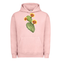Pigment Salmon Opuntia Phaeacantha Cactus Urban Hoodie - LillyAllenDesigns