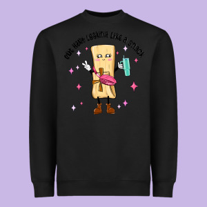 Out Here Looking Like A Snack Heavyweight Sweatshirt Designed By Maliassmallbusiness