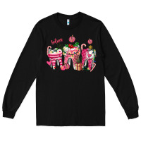 Black pink christmas teeth Long Sleeve Tee - AdoDesignShop