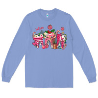 Colony Blue pink christmas teeth Long Sleeve Tee - AdoDesignShop