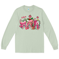 Matcha pink christmas teeth Long Sleeve Tee - AdoDesignShop
