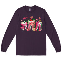 Plum pink christmas teeth Long Sleeve Tee - AdoDesignShop