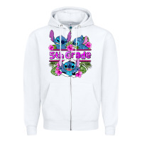 White preview flower stitch 5th grade Zipper Hoodie - AdoDesignShop